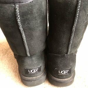 Black UGG boots